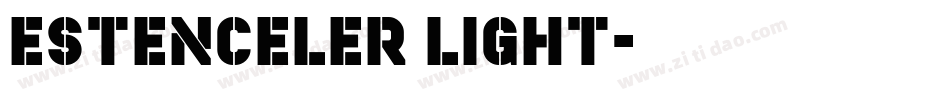 Estenceler Light字体转换